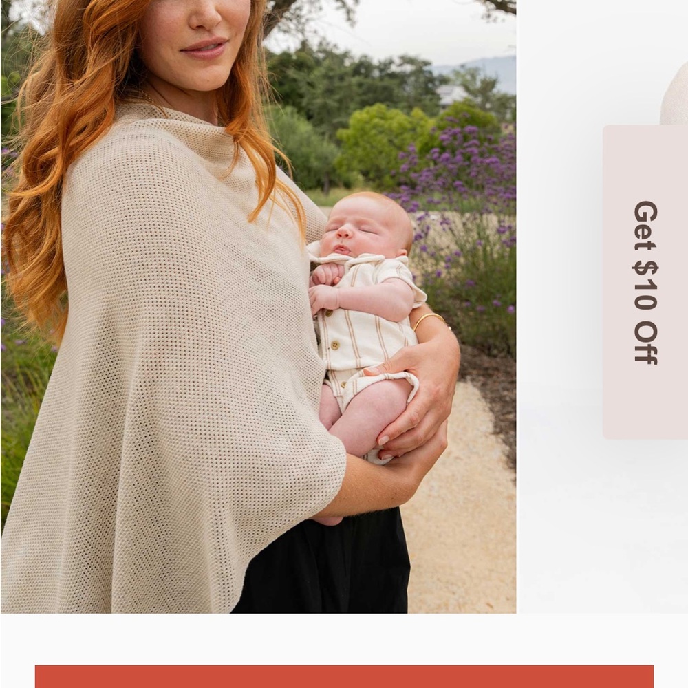 Elegant Cream Knit Shawl